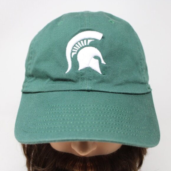 Nike Michigan State Heritage86 Hat Mens OSFM Green Dri-Fit Spartans Baseball Cap - Picture 2 of 13